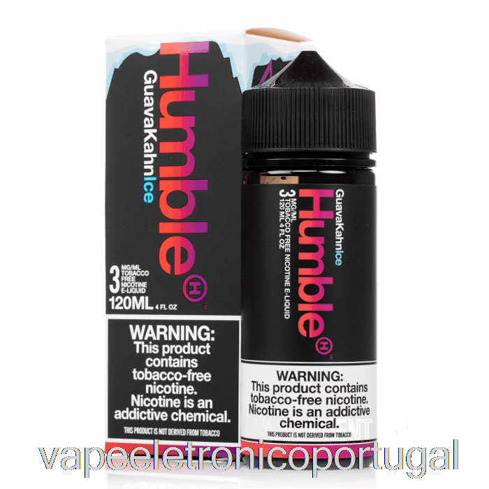 Vape Eletrônico Ice Guava Kahn - Humilde Suco Co - 120ml 6mg